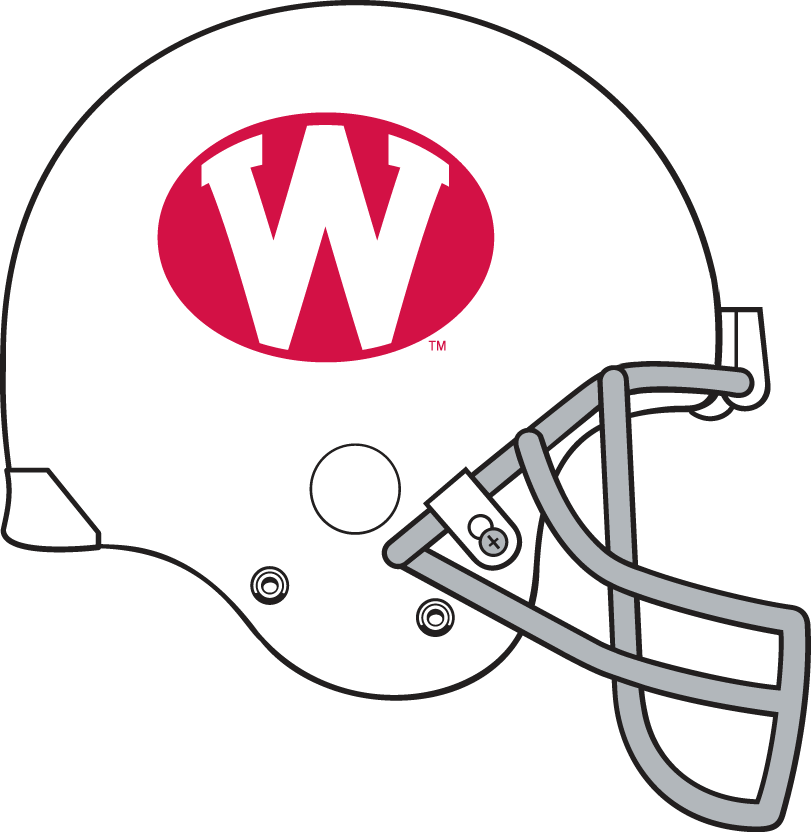 Wisconsin Badgers 1972-1974 Helmet Logo DIY iron on transfer (heat transfer)